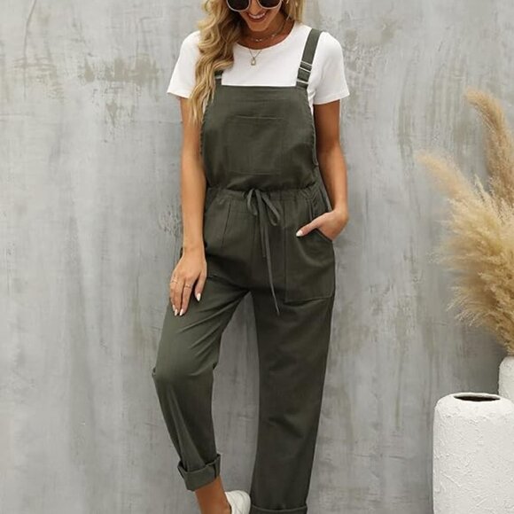 Flygo Pants - Cotton Overalls with Adjustable Drawstring